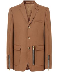 Мужской светло-коричневый шерстяной пиджак от Burberry