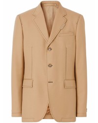 Мужской светло-коричневый шерстяной пиджак от Burberry