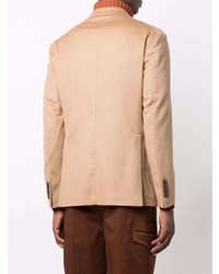 Мужской светло-коричневый шерстяной пиджак от Tagliatore
