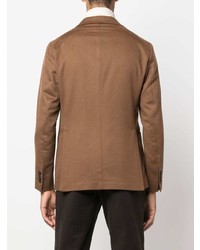 Мужской светло-коричневый шерстяной пиджак от Tagliatore