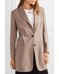 Женский светло-коричневый шерстяной пиджак от Giuliva Heritage Collection