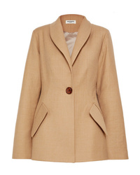 Женский светло-коричневый шерстяной пиджак от Materiel