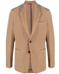 Мужской светло-коричневый шерстяной пиджак от Paul Smith