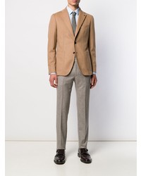 Мужской светло-коричневый шерстяной пиджак от Tagliatore