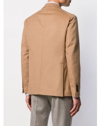 Мужской светло-коричневый шерстяной пиджак от Tagliatore