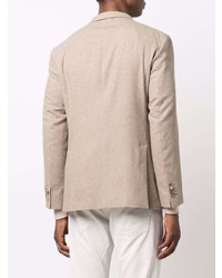 Мужской светло-коричневый шерстяной пиджак от Boglioli