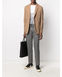 Мужской светло-коричневый шерстяной пиджак от Paul Smith