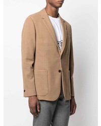 Мужской светло-коричневый шерстяной пиджак от Paul Smith