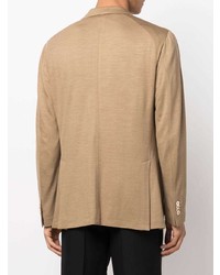 Мужской светло-коричневый шерстяной пиджак от Boglioli