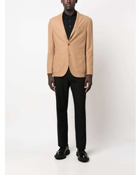 Мужской светло-коричневый шерстяной пиджак от Boglioli