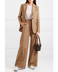 Женский светло-коричневый шерстяной пиджак от ALEXACHUNG