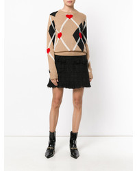 Женский светло-коричневый шерстяной свитер от MSGM