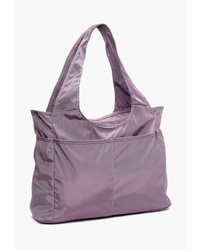 Светло-фиолетовая большая сумка из плотной ткани от Vita
