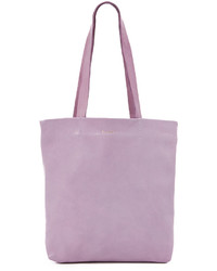 Светло-фиолетовая большая сумка от Clare Vivier