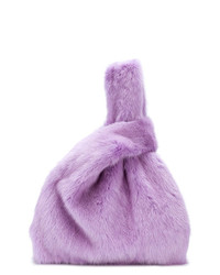 Светло-фиолетовая большая сумка от Simonetta Ravizza