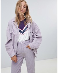 Женская светло-фиолетовая джинсовая куртка от Wrangler