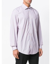 Мужская светло-фиолетовая классическая рубашка от Massimo Alba