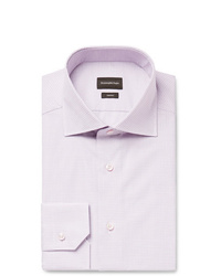 Мужская светло-фиолетовая классическая рубашка от Ermenegildo Zegna
