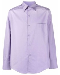 Мужская светло-фиолетовая классическая рубашка от Ernest W. Baker