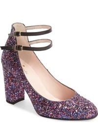 Светло-фиолетовая кожаная обувь