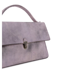 Светло-фиолетовая кожаная сумка через плечо от Cherevichkiotvichki