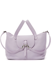 Женская светло-фиолетовая кожаная сумка от Meli-Melo