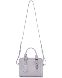 Женская светло-фиолетовая кожаная сумка от Alexander McQueen