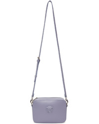 Женская светло-фиолетовая кожаная сумка от Versace