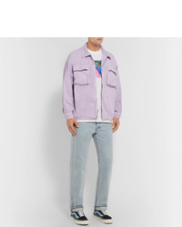 Мужская светло-фиолетовая куртка-рубашка от Cav Empt