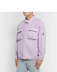 Мужская светло-фиолетовая куртка-рубашка от Cav Empt
