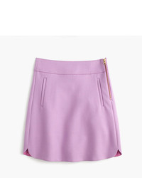 Светло-фиолетовая мини-юбка