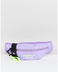 Светло-фиолетовая поясная сумка из плотной ткани от Haus by Hoxton Haus