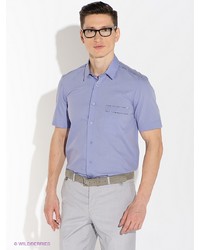 Мужская светло-фиолетовая рубашка с длинным рукавом от Absolutex