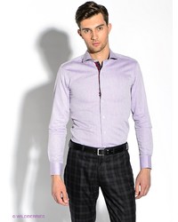 Мужская светло-фиолетовая рубашка с длинным рукавом от Alex DANDY