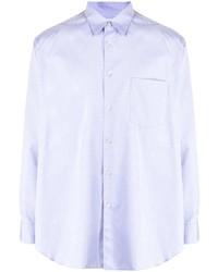 Мужская светло-фиолетовая рубашка с длинным рукавом от Comme Des Garcons SHIRT