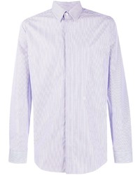 Мужская светло-фиолетовая рубашка с длинным рукавом от Fendi