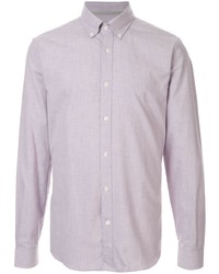 Мужская светло-фиолетовая рубашка с длинным рукавом от Gieves & Hawkes