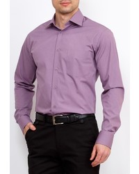 Мужская светло-фиолетовая рубашка с длинным рукавом от GREG
