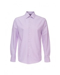 Мужская светло-фиолетовая рубашка с длинным рукавом от GREG