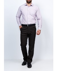 Мужская светло-фиолетовая рубашка с длинным рукавом от GREG