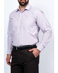 Мужская светло-фиолетовая рубашка с длинным рукавом от GREG