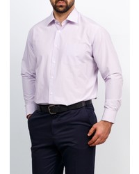 Мужская светло-фиолетовая рубашка с длинным рукавом от GREG