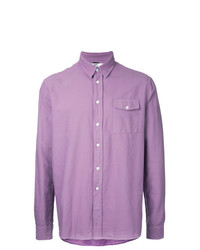 Мужская светло-фиолетовая рубашка с длинным рукавом от Hope