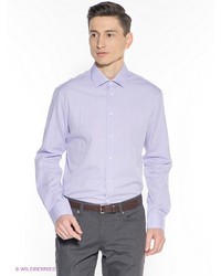 Мужская светло-фиолетовая рубашка с длинным рукавом от Incity