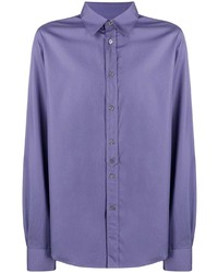 Мужская светло-фиолетовая рубашка с длинным рукавом от Paul Smith