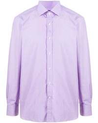 Мужская светло-фиолетовая рубашка с длинным рукавом от Ralph Lauren Purple Label