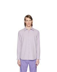 Мужская светло-фиолетовая рубашка с длинным рукавом от Tibi