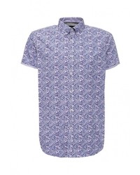 Мужская светло-фиолетовая рубашка с коротким рукавом от Burton Menswear London