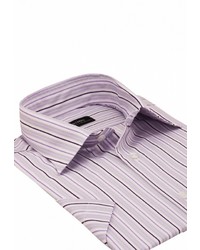 Мужская светло-фиолетовая рубашка с коротким рукавом от Casino