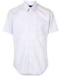 Мужская светло-фиолетовая рубашка с коротким рукавом от D'urban